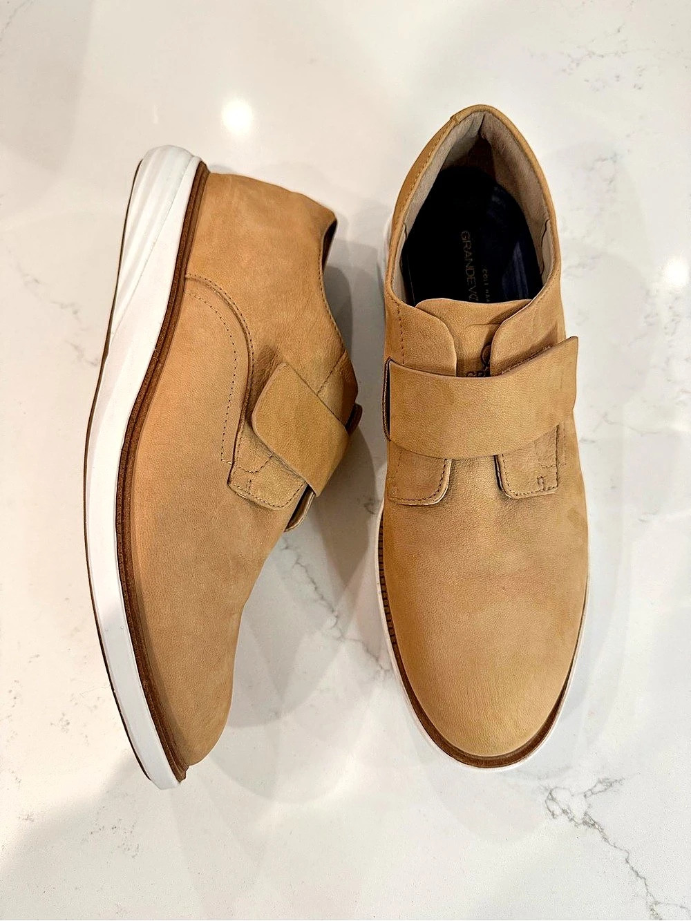 Cole Haan Grand Evolution Velox Coffee Suede Oxford Sneaker - Women’s 8
